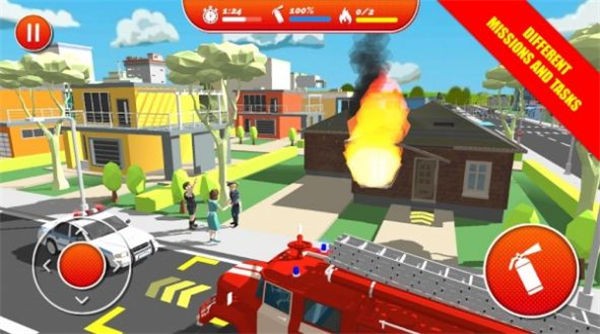 逼真的城市消防员City Firefighter Heroes