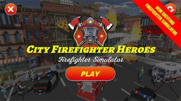 逼真的城市消防员City Firefighter Heroes