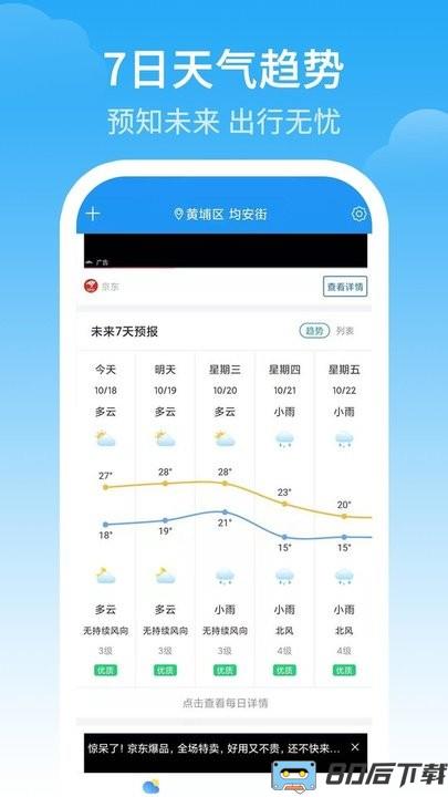 最佳天气预报app