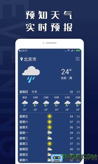 天气预报app