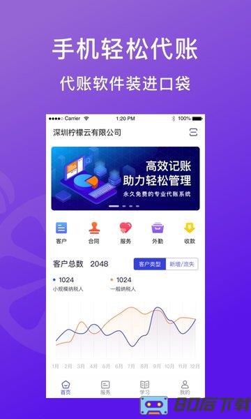 柠檬云代账app