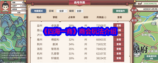 四海一商商会如何玩 商会攻略大全[多图]图片1